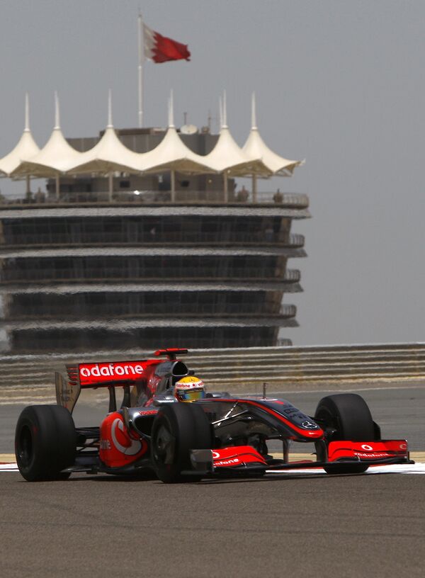 Болид Льюиса Хэмилтона на Гран-при Бахрейна