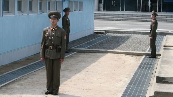 Демилитаризованная зона между Северной и Южной Кореей. Архив
