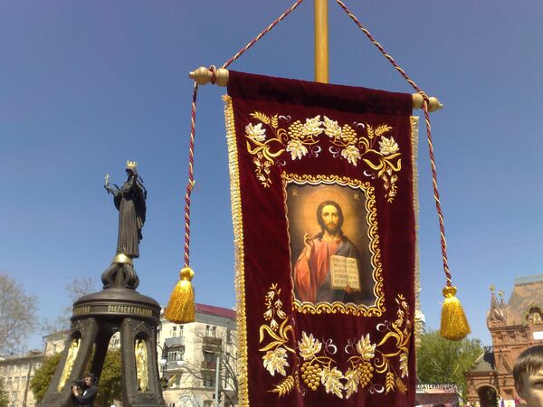 Памятник святой Екатерине освящен в Краснодаре