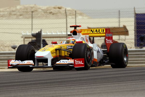 Болид Фернандо Алонсо на Гран-при Бахрейна