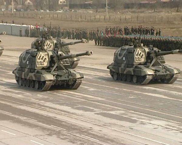 Вся мощь российской военной техники на репетиции Парада Победы