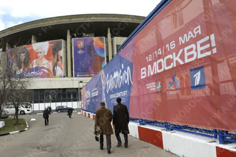 Подготовка СК Олимпийский к Евровидению-2009