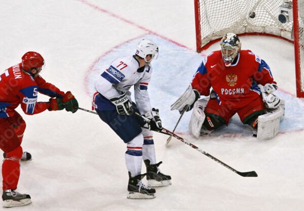 Чемпионат мира по хоккею 2009. Россия - Франция