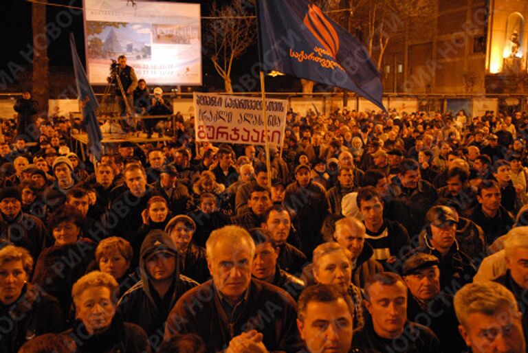 Акции протеста в Грузии