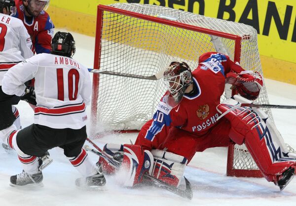Чемпионат мира по хоккею. Россия - Швейцария 4:2