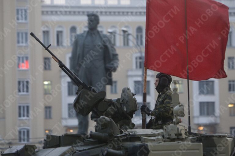 Репетиция военного парада, посвященного Дню Победы