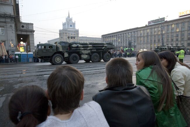 Репетиция военного парада, посвященного Дню Победы