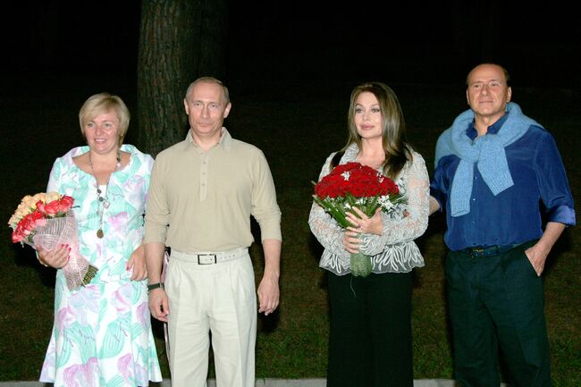 В.Ларио и С.Берлускони