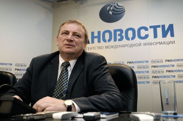 Анатолий Пахомов во время пресс-конференции в Сочи
