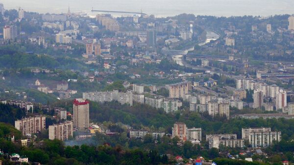Панорама города Сочи