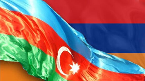 Флаг Азербайджана и Армении