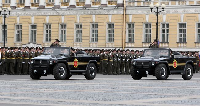 Генеральная репетиция Парада Победы в Санкт-Петербурге