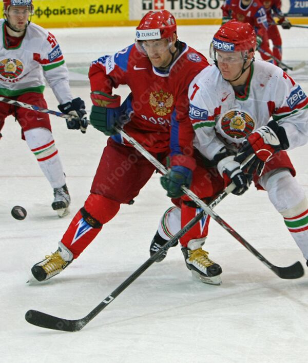 Чемпионат мира по хоккею. Россия - Белоруссия 