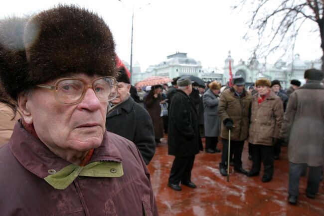 Митинг против монетизации льгот