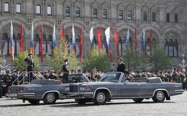 На Параде Победы на Красной площади