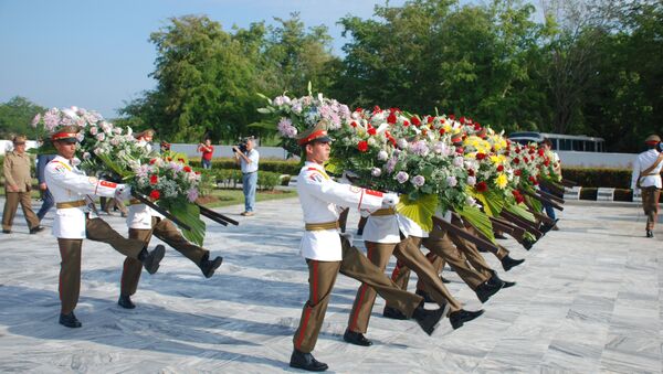 Военный парад в честь 9 Мая на Кубе. Архивное фото