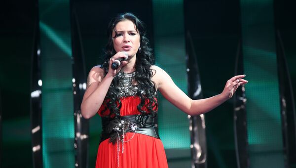 Анастасия Приходько на официальном открытии конкурса Евровидение-2009 в Евродоме