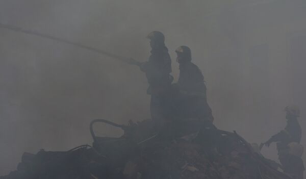 Склад с боеприпасами горит в Челябинской области