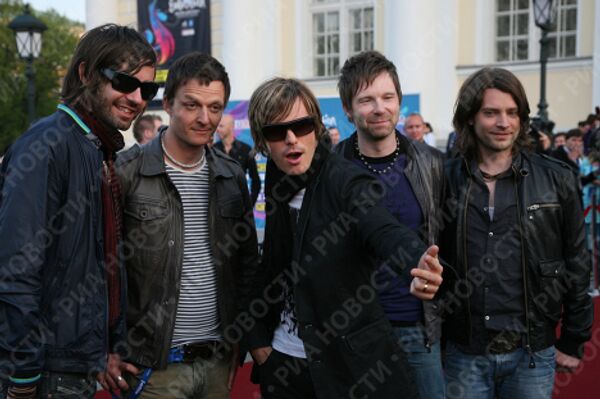 Группа Lovebugs (Швейцария) на официальном открытии конкурса Евровидение-2009 в Евродоме