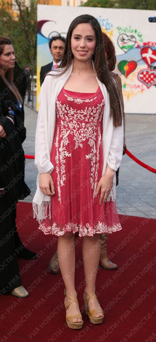 Кристина Метакса (Кипр) на официальном открытии конкурса Евровидение-2009 в Евродоме