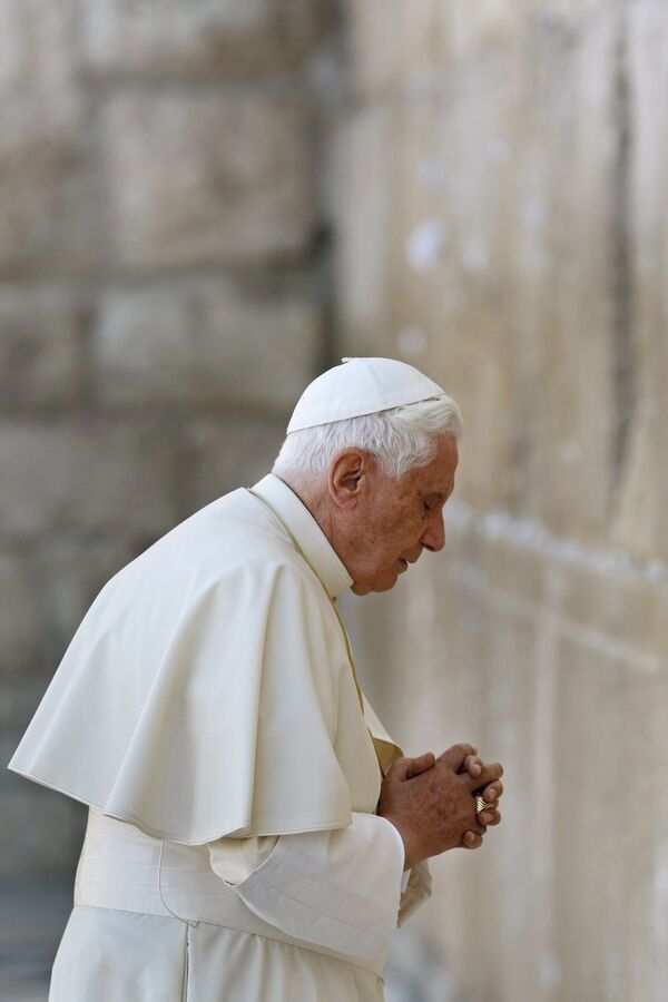 Папа Римский Бенедикт XVI  в Иерусалиме