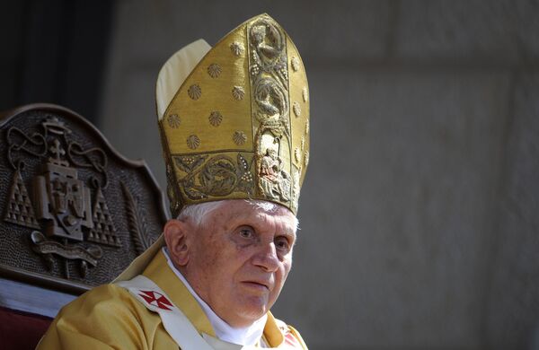 Папа Римский Бенедикт XVI в Вифлееме