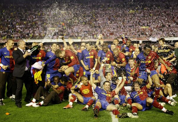 Барселона завоевала Кубок Испании по футболу