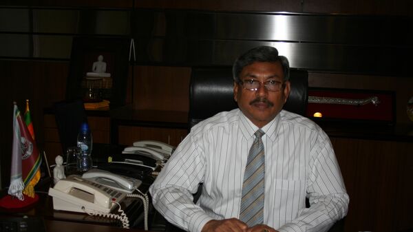 Секретарь министерства обороны Шри-Ланки Готабая Раджапакса