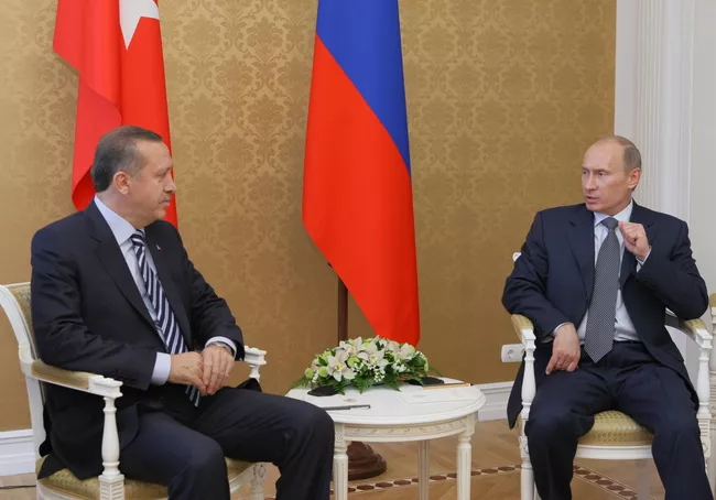 Встреча Владимира Путина и Реджепа Тайипа Эрдогана в Сочи