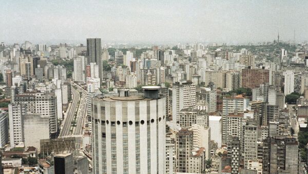 Город Сан-Паулу в Бразилии. Архив