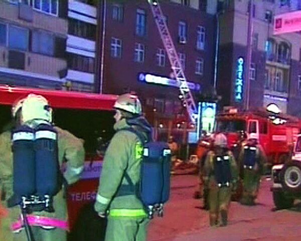 Два пожара за одну ночь произошли в ресторане Макдоналдс в Москве