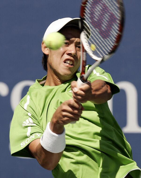 Японский теннисист Кеи Нисикори