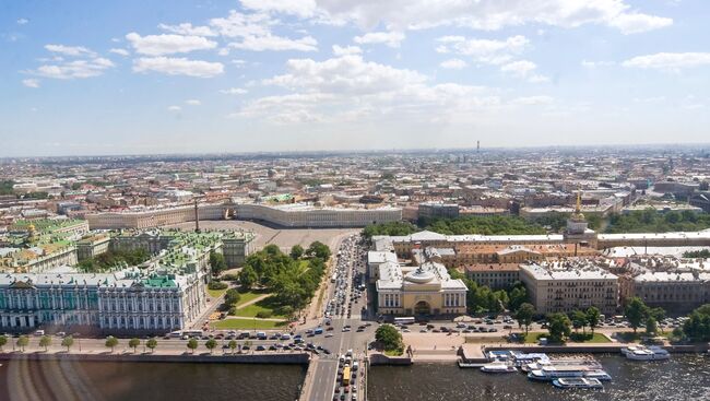 Вид Петербурга с верхней точки