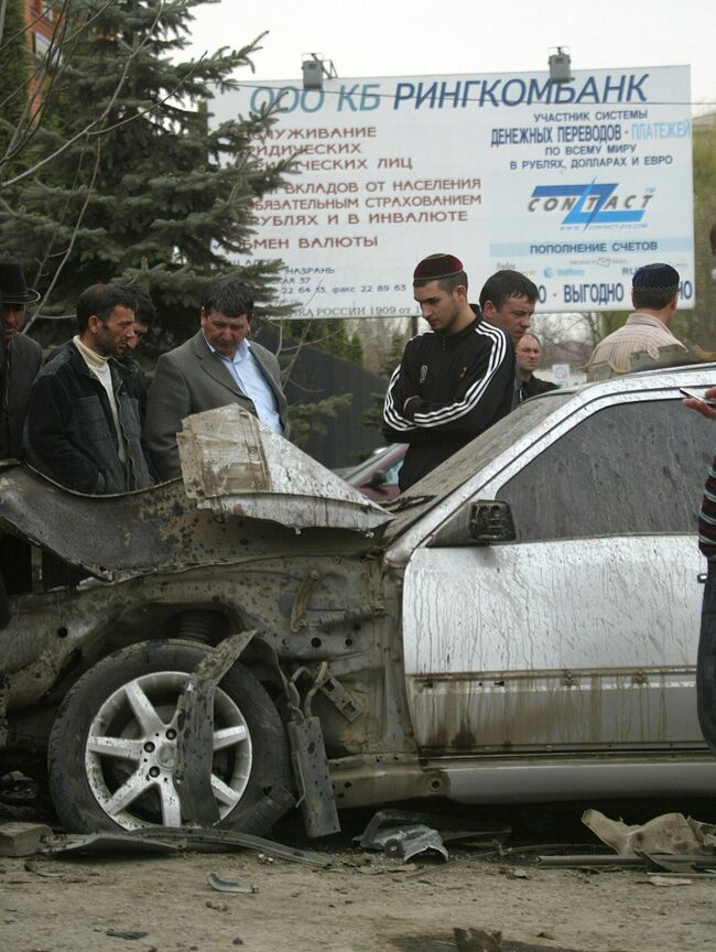 Подрыв автомобиля в Назрани. Архив