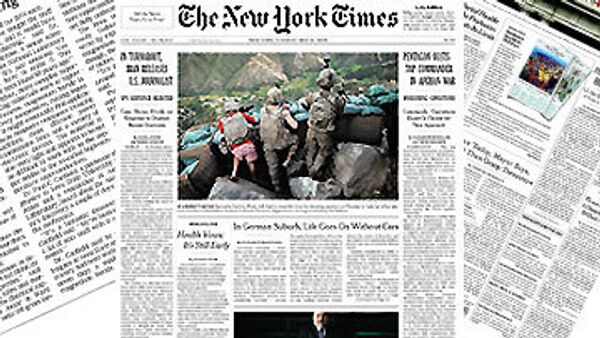 Статья из Нью-Йорк Таймс о солдате в розовых трусах