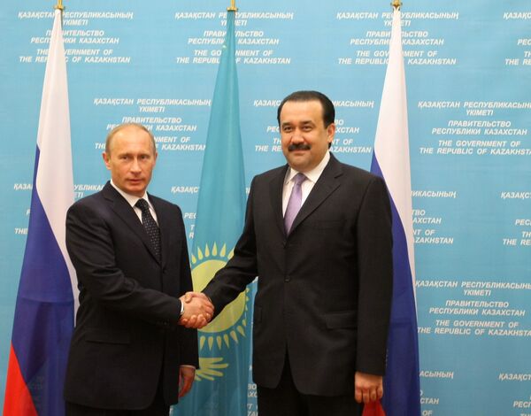 Встреча глав правительств России и Казахстана в Астане