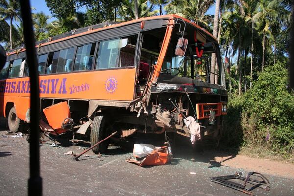 Авария с участием автобуса
