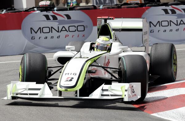 Дженсон Баттон во время квалификации на Гран-при Монако