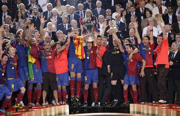 Барселона выиграла Лигу чемпионов