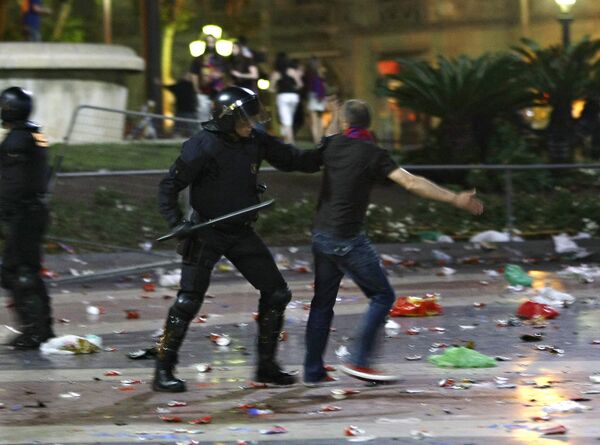 Полиция столицы Италии задержала фаната Барселоны