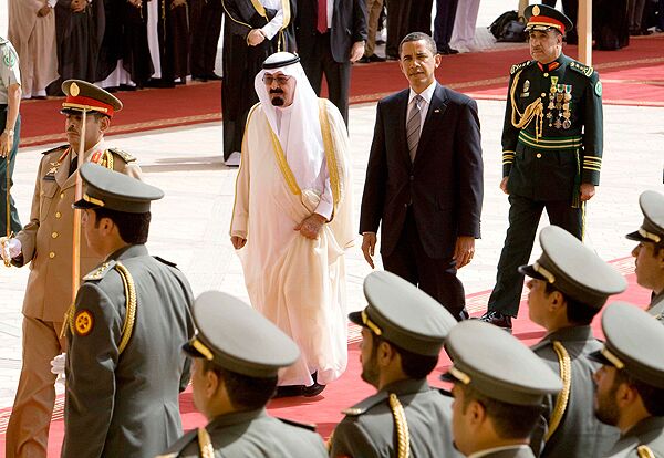 Барак Обама в Саудовской Аравии