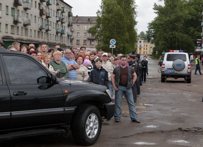 Ситуация в городе Пикалево, где накануне прошли акции протеста