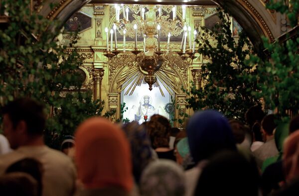 Празднование Дня Святой Троицы в Казани