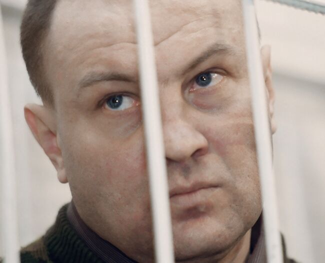 Полковник Юрий Буданов в зале суда
