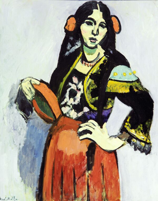 Репродукция картины Испанка с бубном Анри Матисса