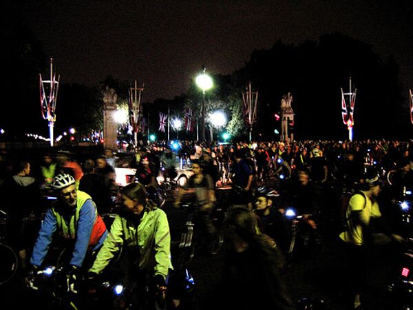 Велосипедисты в Лондоне