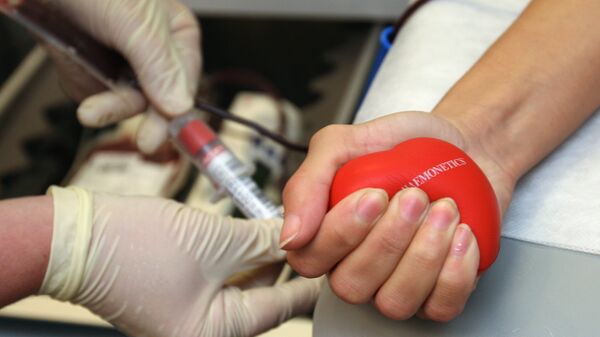 Донорская акция по сдаче крови сотрудниками министерства здравоохранения и социального развития РФ