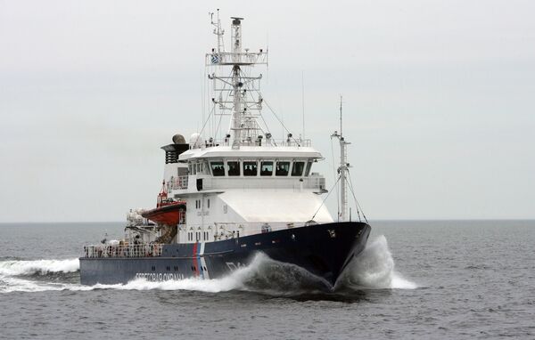 Природоохранное судно проекта 6457С Спрут в Балтийске