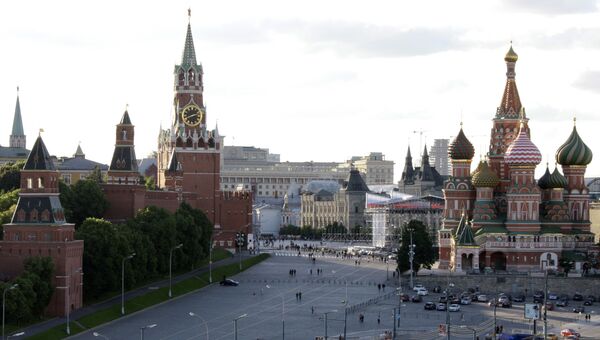 Вид на Кремль и храм Покрова Божией Матери