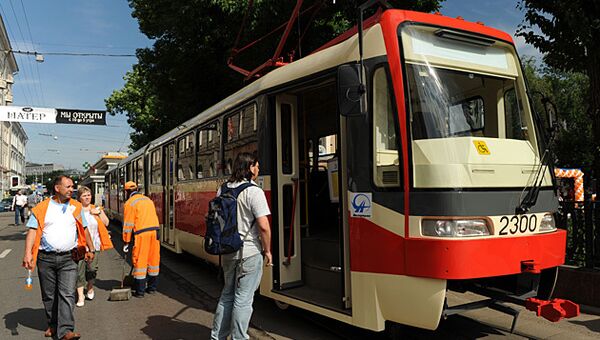 Трамвай в Москве. Архив